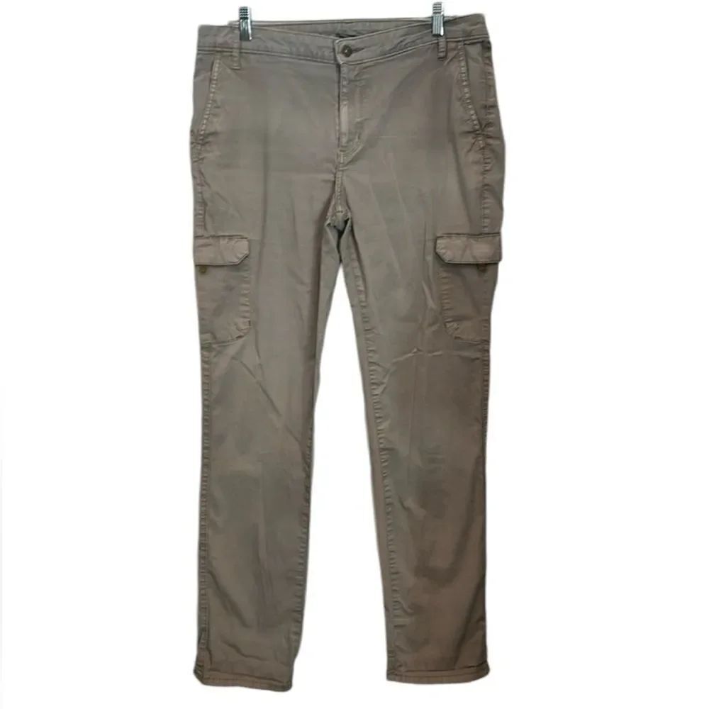 The north face light gray cargo pants size 14